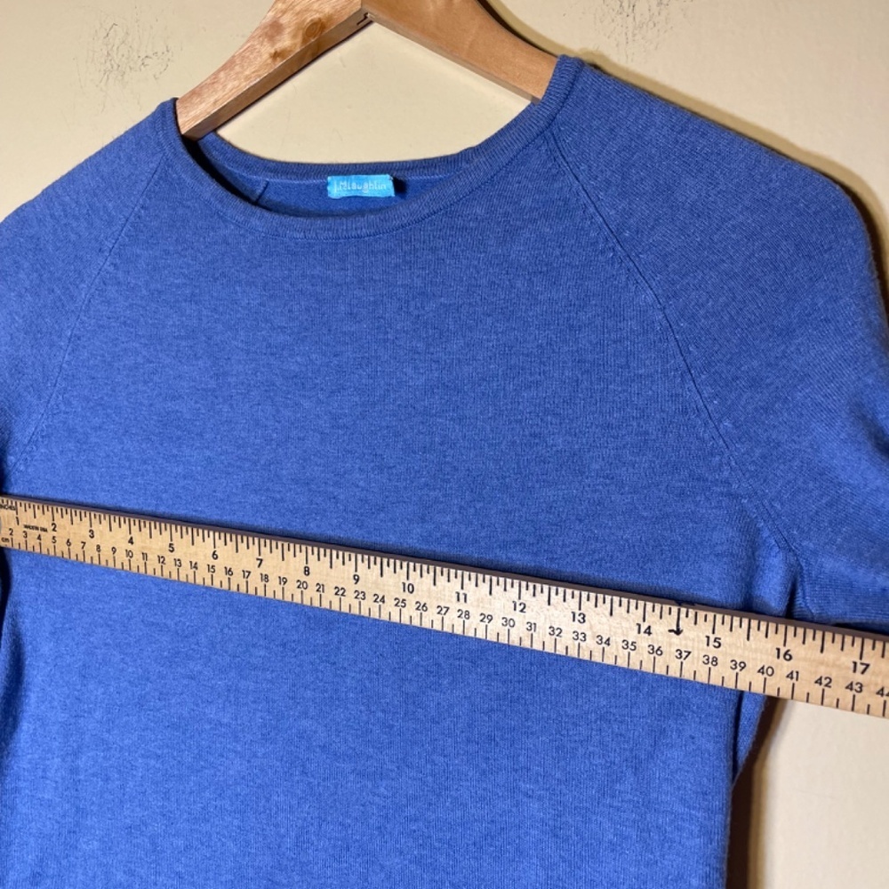 J. McLaughlin Blue Long Sleeve Top - Picture 7 of 9